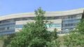 A far-shot of the building
