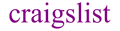 Craigslist logo.