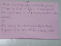 Post-It note (contained inside The Art of Peace)